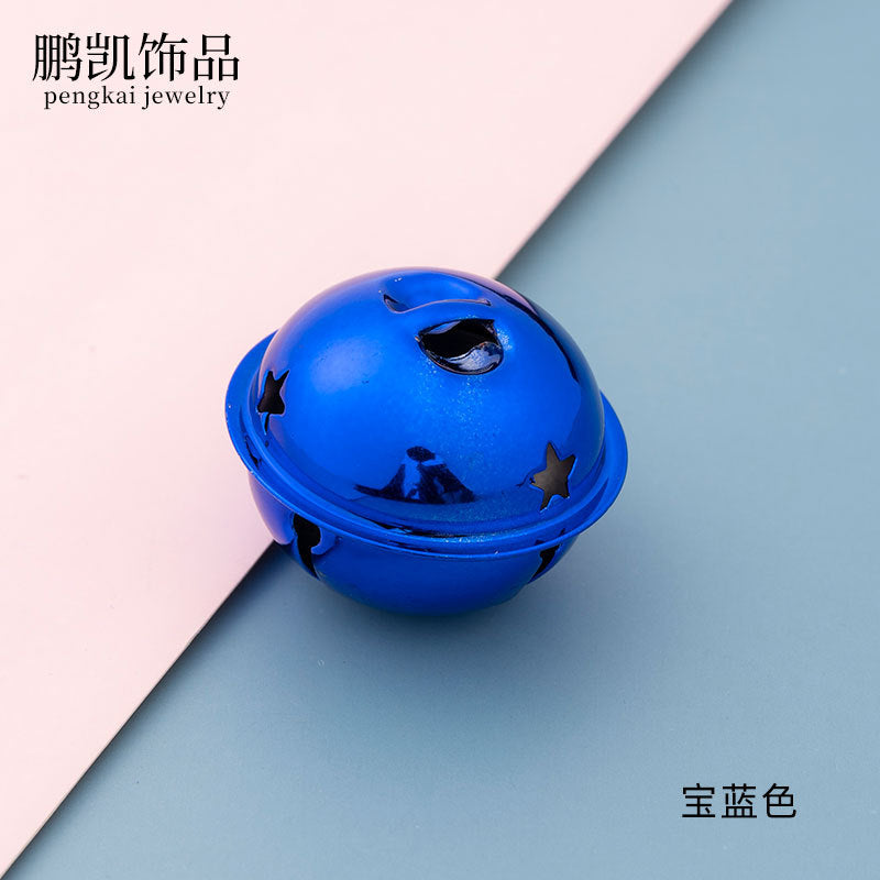 DIY handmade pendant material 4CM cm Christmas colorful cartoon pet bell large gift activity accessories