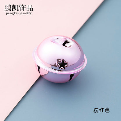 DIY handmade pendant material 4CM cm Christmas colorful cartoon pet bell large gift activity accessories