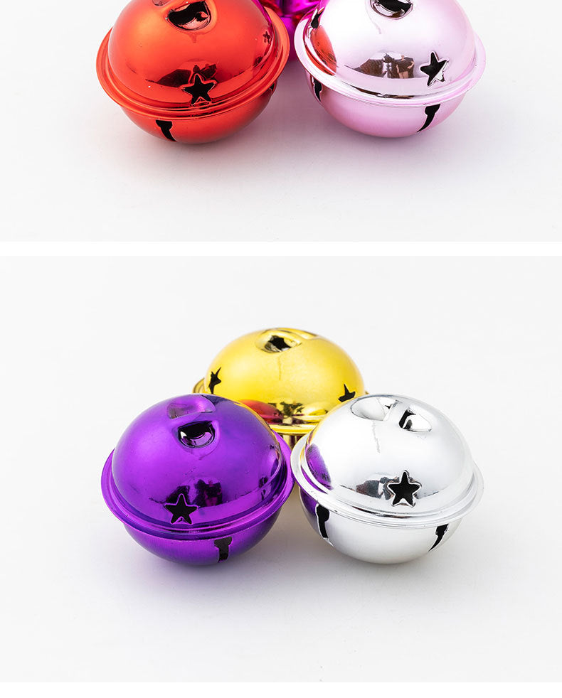 DIY handmade pendant material 4CM cm Christmas colorful cartoon pet bell large gift activity accessories