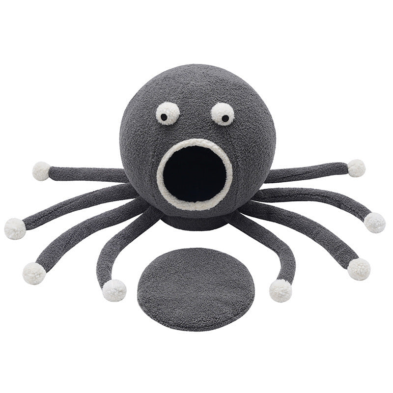 Pet Deep Sleep Cartoon Plush Nest