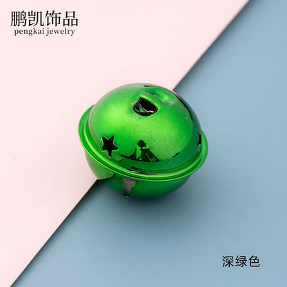 DIY handmade pendant material 4CM cm Christmas colorful cartoon pet bell large gift activity accessories