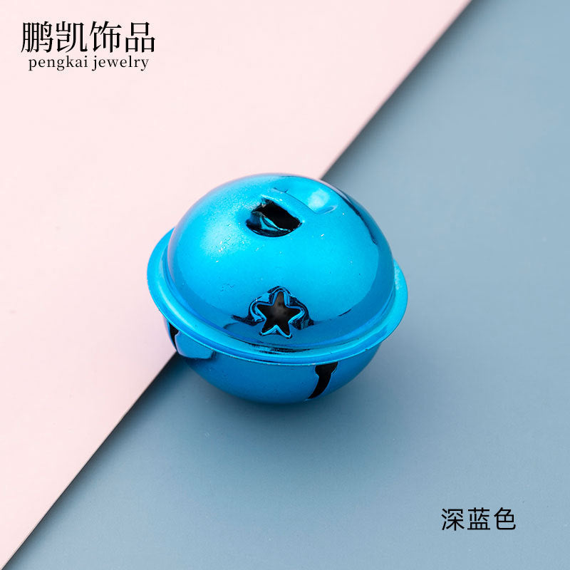 DIY handmade pendant material 4CM cm Christmas colorful cartoon pet bell large gift activity accessories