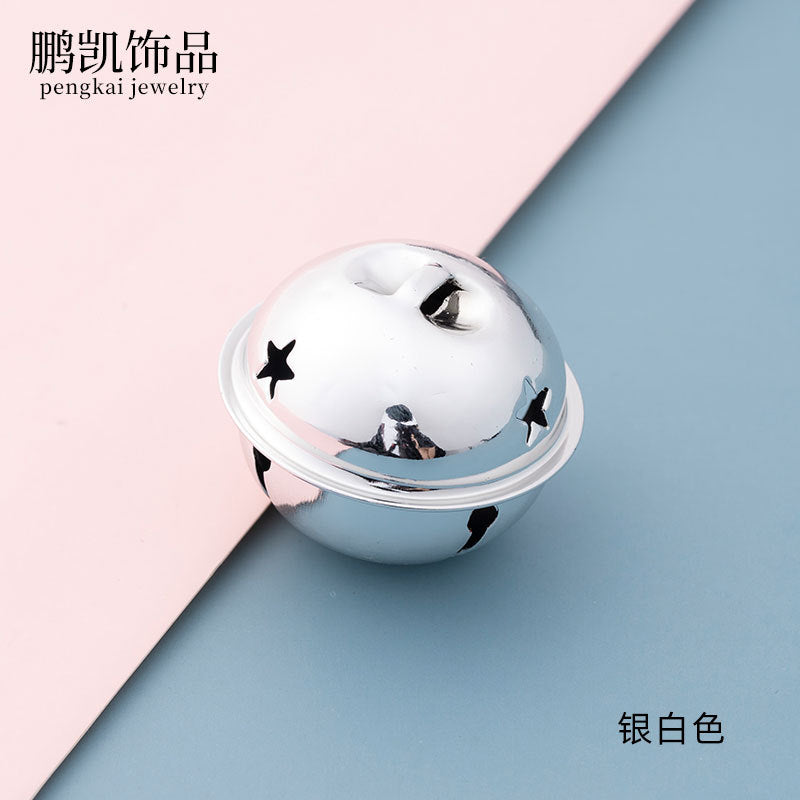 DIY handmade pendant material 4CM cm Christmas colorful cartoon pet bell large gift activity accessories