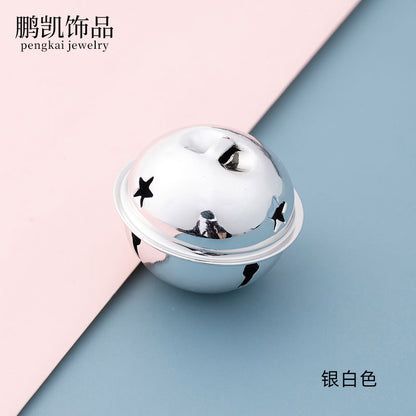 DIY handmade pendant material 4CM cm Christmas colorful cartoon pet bell large gift activity accessories