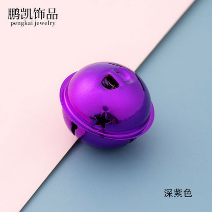 DIY handmade pendant material 4CM cm Christmas colorful cartoon pet bell large gift activity accessories