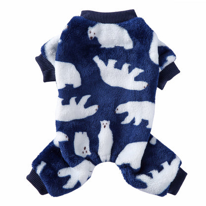 Plush pet clothing