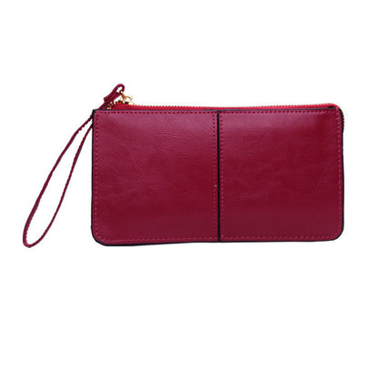 Camila Leather Wristlet