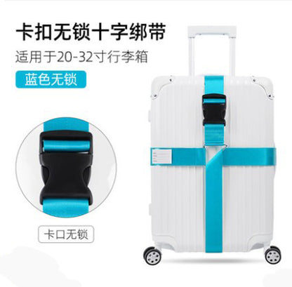 Trunk strap cross packing belt safety fixing consignment travel box protection tightening reinforcement belt binding rope