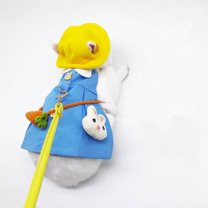 Pet Bunny Clothes Bunny Lop-eared Rabbit Ornaments