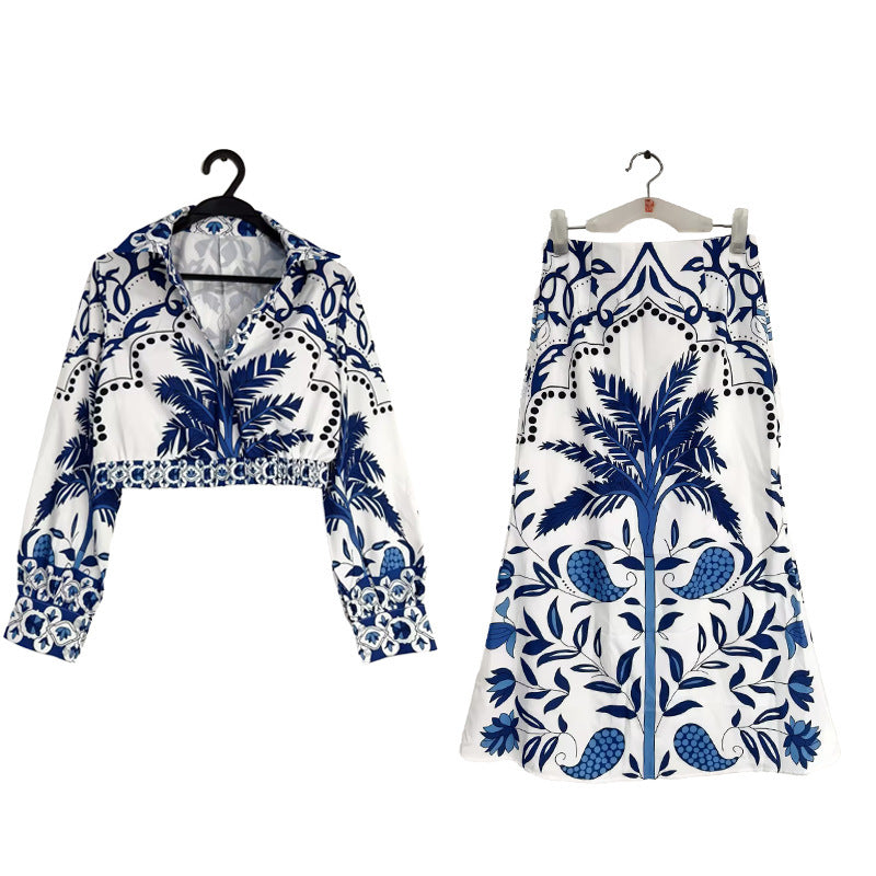 Flower Early Spring Idle Style Casual Fashion Set