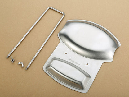 Spot 304 Stainless Steel Pot Lid Rack Storage Pot Storage Rack with Drain Tray Chopping Board Punch-Free Lid Spoon