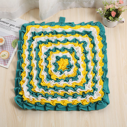 Pet sniffing mat bite resistant sniffing mat