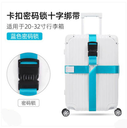 Trunk strap cross packing belt safety fixing consignment travel box protection tightening reinforcement belt binding rope
