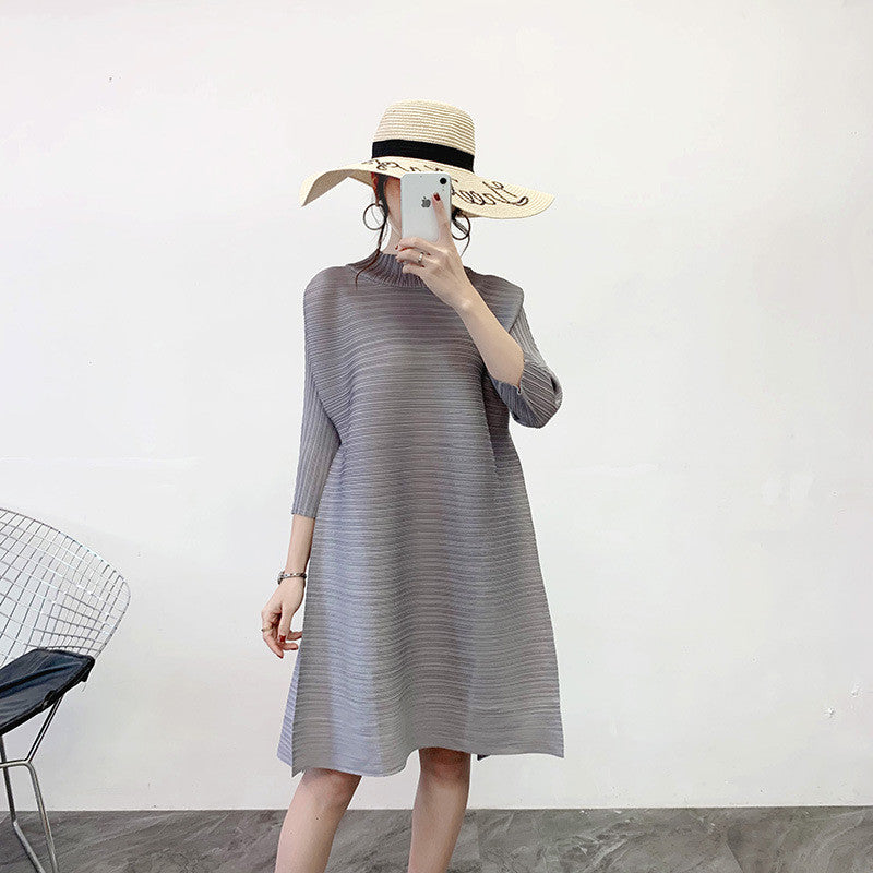Mid-length a-line dress