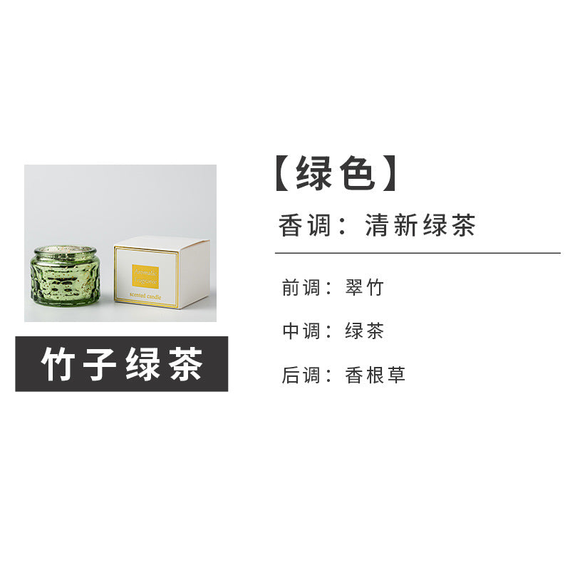 Byme Small Soy Wax Scented Candles for Home Use, Fragrance Decorations, Christmas Creative Painted Candle Cups, Gift Wholesale