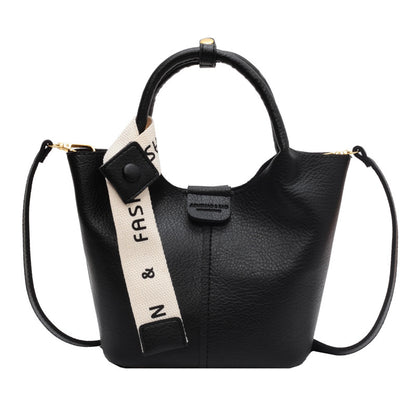 One-shoulder Crossbody Portable Bucket Bag