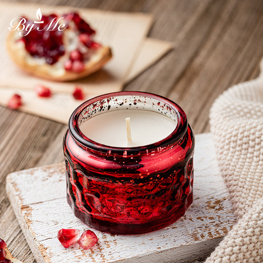 Byme Small Soy Wax Scented Candles for Home Use, Fragrance Decorations, Christmas Creative Painted Candle Cups, Gift Wholesale
