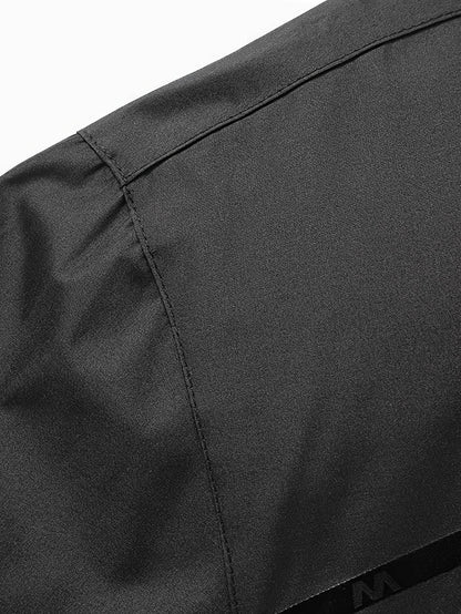 Mens Premium Waterproof Rain Jacket - Durable & Breathable Windbreaker with Adjustable Hood - Ideal for Hiking, Travel, and Outdoor Adventures