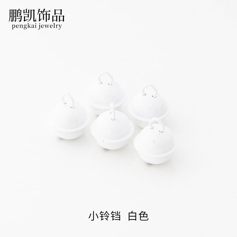 22mm Colorful Cute Small Bell Metal Pet Open-Ended Bell Handmade Material DIY Creative Accessory Iron