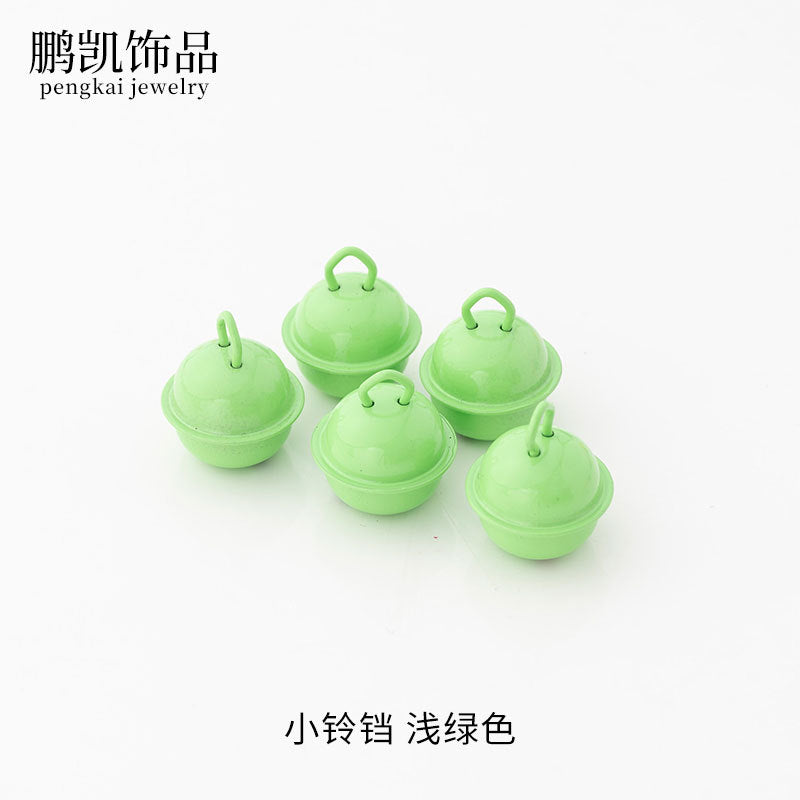 22mm Colorful Cute Small Bell Metal Pet Open-Ended Bell Handmade Material DIY Creative Accessory Iron