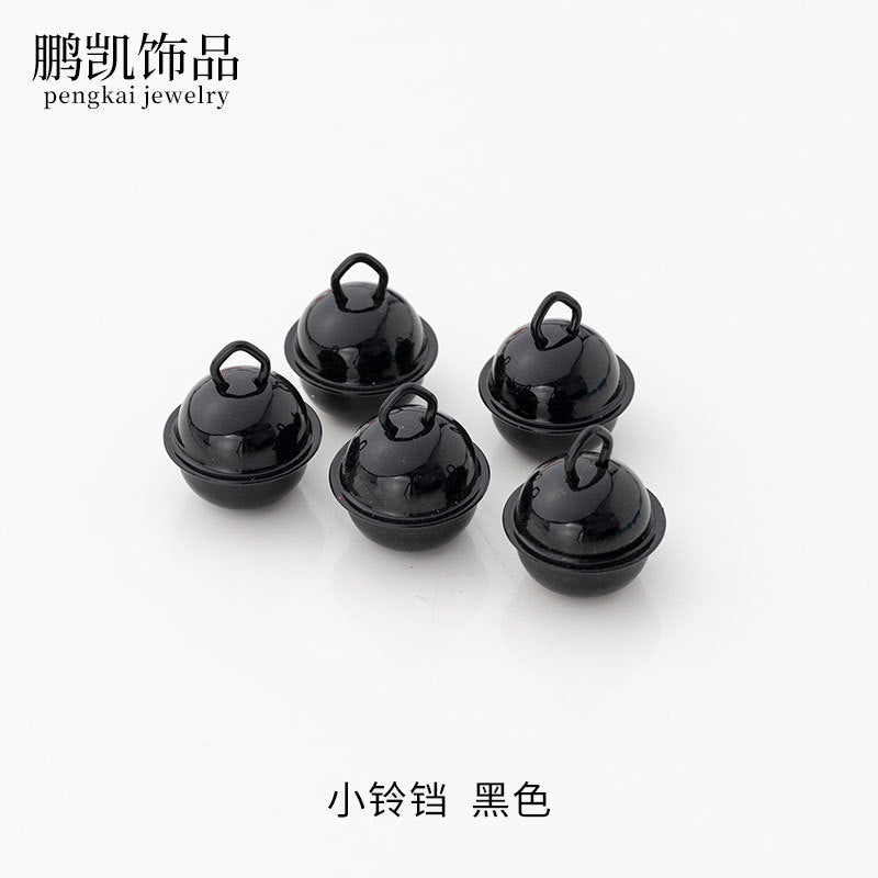 22mm Colorful Cute Small Bell Metal Pet Open-Ended Bell Handmade Material DIY Creative Accessory Iron