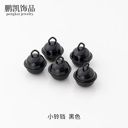 22mm Colorful Cute Small Bell Metal Pet Open-Ended Bell Handmade Material DIY Creative Accessory Iron
