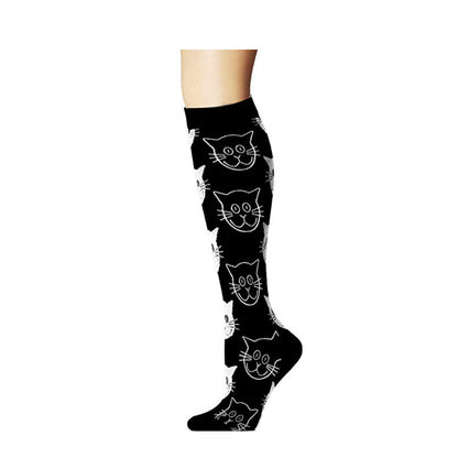 Men's And Women's Running Colored Pressure Socks