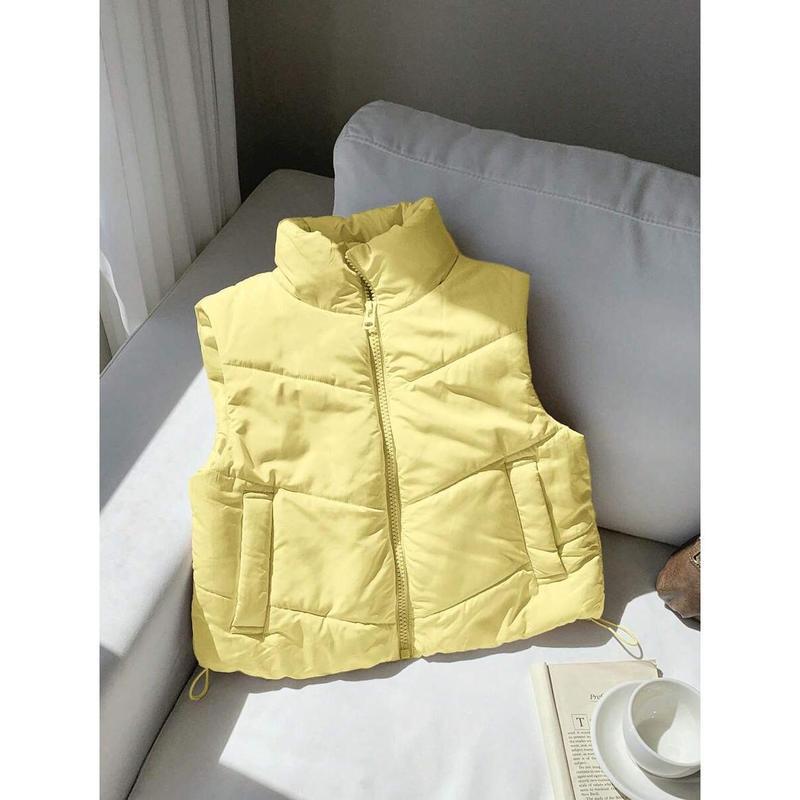 Double-sided Zipper Button Corduroy Drawstring Jacket