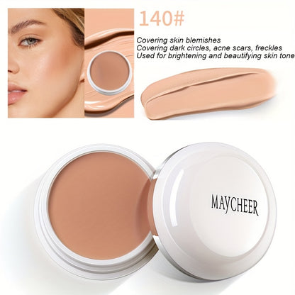 2-Tone High Coverage Concealer - Waterproof Long Wear Foundation for Dark Circles, Acne & Blemishes with Plant Squalane