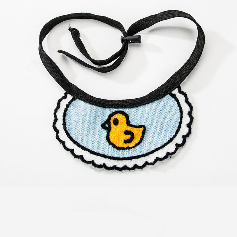 Pet dog cat saliva towel scarf