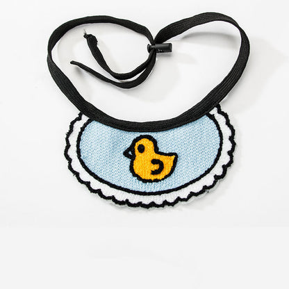 Pet dog cat saliva towel scarf