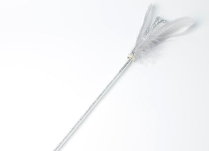 Long feather with bell