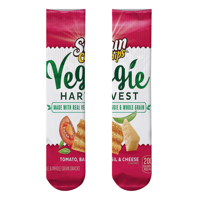 Potato Chips 3D Printed Socks Leshi Odd Zero Food Heat Transfer Stockings Printing Personality