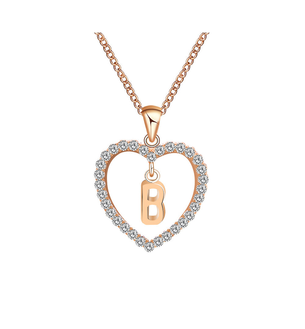 Romantic Love Pendant Necklace For Girls