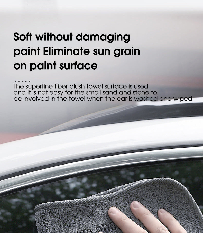 Supreme Microfiber Car Wash Towel - Double-Sided, Super Absorbent, No Shedding, Extra Thick for Professional-Grade Car Care