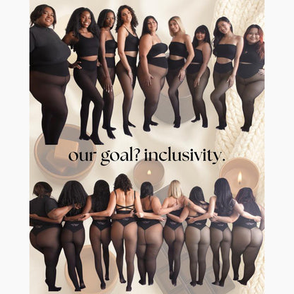 Single Thread Stitching Cross-border Winter Warm Translucent Leggings