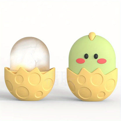 Silicone Ice Face Roller with Cucumber Design - Ideal for Eye and Neck Contouring, Beauty Facial Massage Tool, Unscented, No Battery Needed, Skin Care Essentials|Cucumber Theme Decor|Silicone Material