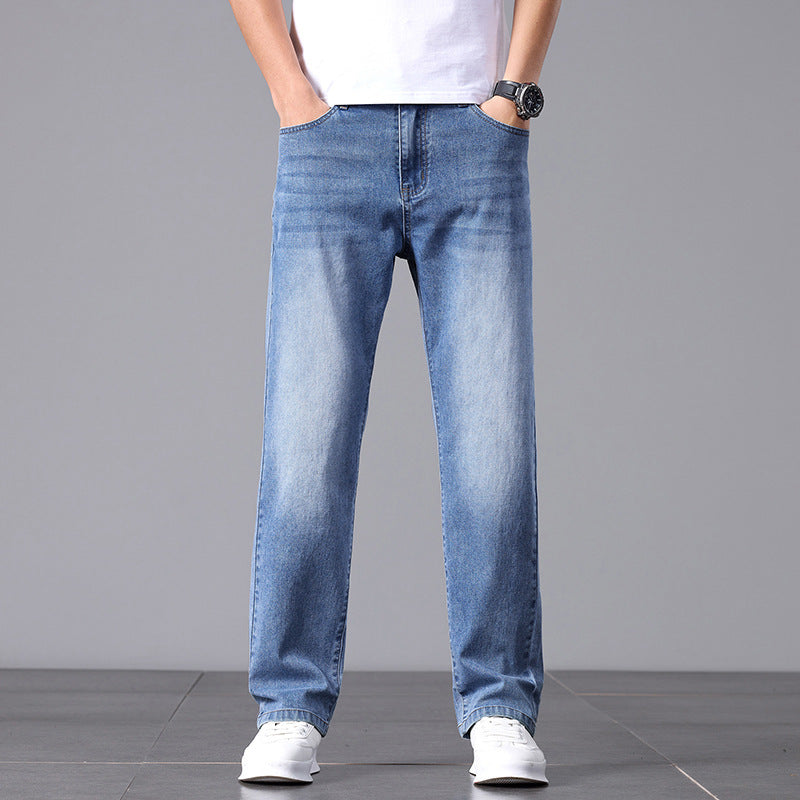 Sommerliche Pendlerjeans, Herren, High Sense Business Straight