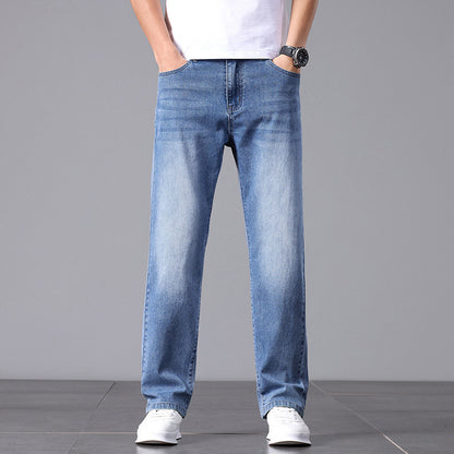 Sommerliche Pendlerjeans, Herren, High Sense Business Straight