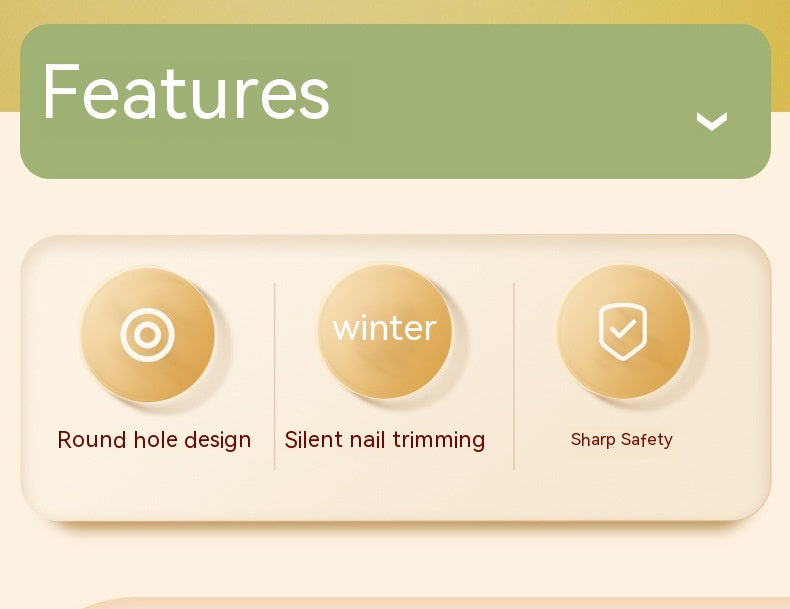 Pet Special Round Hole Positioning Precision Cat Nail Clippers