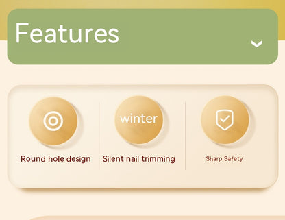 Pet Special Round Hole Positioning Precision Cat Nail Clippers