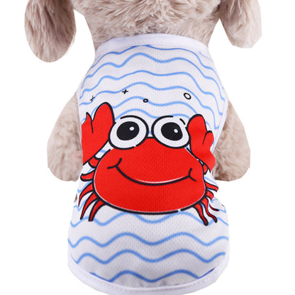 Fake Strap Pet Spring Summer Cotton Clothes