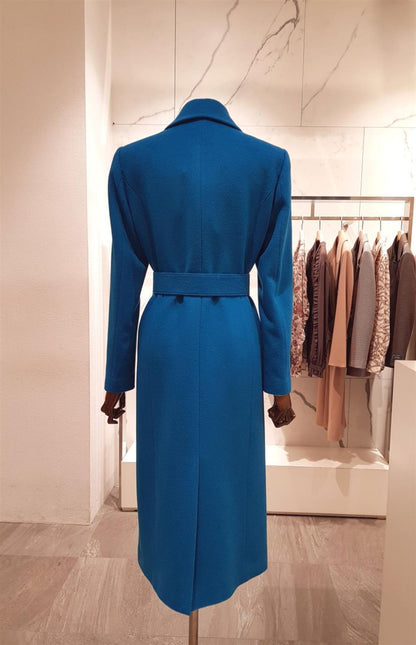 New fashion style long thick woolen coat