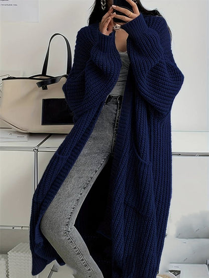 Idle Style Loose Thick Knitted Coat For Women