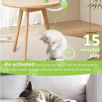 Colorful Beating Mouse Electric Door Holder Hanging Automatic Interactive Toy