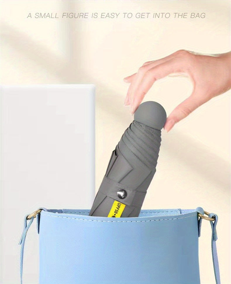six-rib capsule umbrella, pocket umbrella