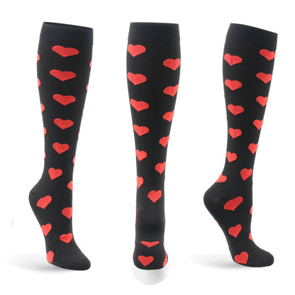 Men's And Women's Running Colored Pressure Socks
