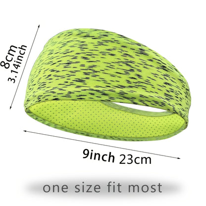 5pcs Sports Headbands For Men, Breathable Mesh Design, Reused & Washed Men's Headband Sweat Bands For Running Yoga Fitness Workout, Ideal Choice For Gifts