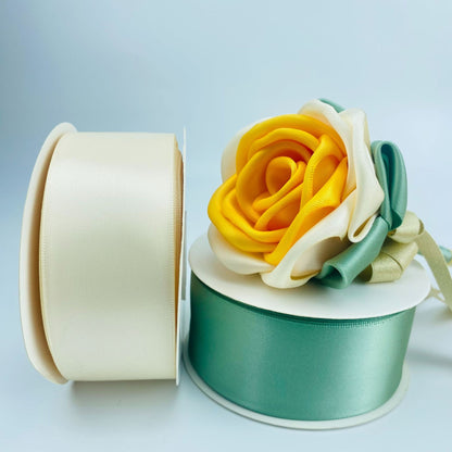 Double-sided Bright Thickened Dacron Ribbon Chinese Valentine's Day Bouquet Gift Box Package Ribbon