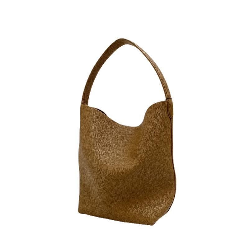 Women's Fashion All-match One-shoulder Bucket Bag